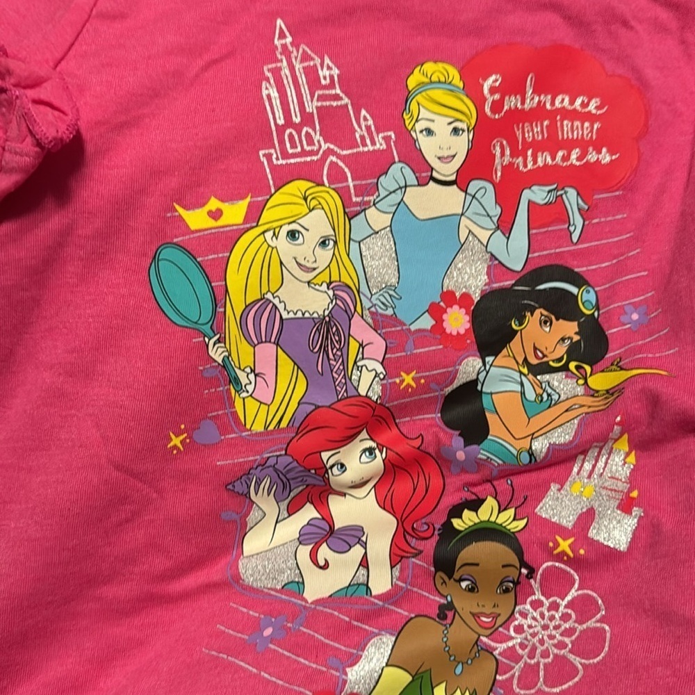 Disney Princess Kids' 4-pack Tee - Picture 6 of 9